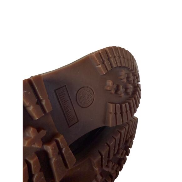 Timberland Women’s Gray Chelsea Boots with Red Elastic Size 8.5 - Picture 7 of 8